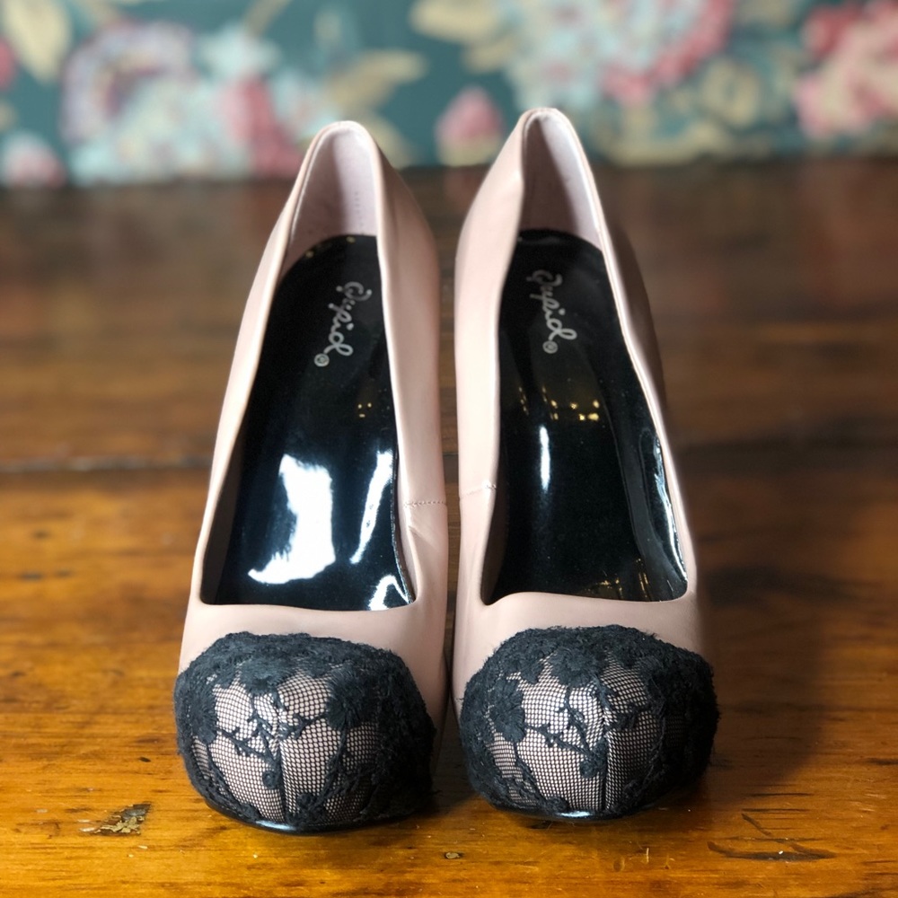 Blush and Lace heels